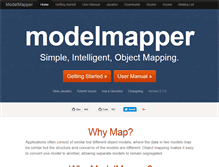 Tablet Screenshot of modelmapper.org